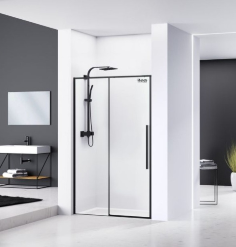 Душевая дверь Rea Solar Black 140 K6359