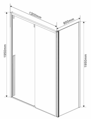 Душевой уголок Vincea Lugano VSR-1L9013CL-1