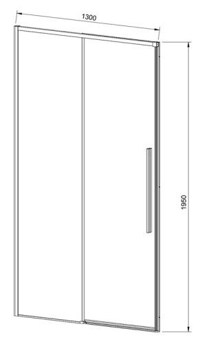 Душевая дверь Vincea Slim-N VDS-4SN130CL