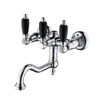 Смеситель для ванны Caprigo Adria-classic Black Edition 03B-518-CRM