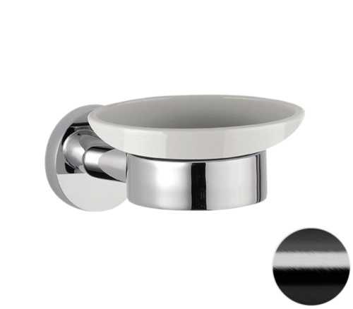 Мыльница Remer Guest GS10CFP, черный брашированный хром