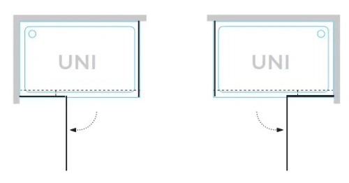 Душевая дверь Kolpa-San Andromeda D 160 silver brill transparent 516560