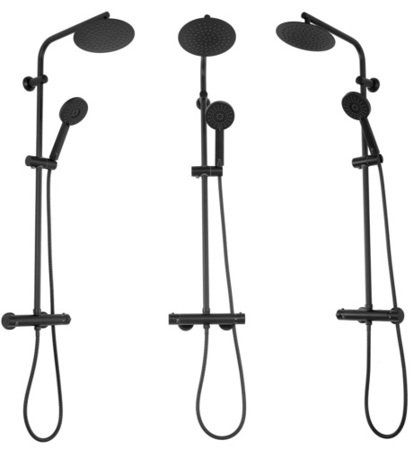 Душевая система Rea Bliss Black P8804