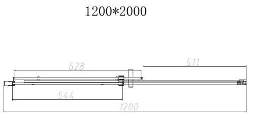 Душевая дверь Vincea Dice VDS-4D120CLGM