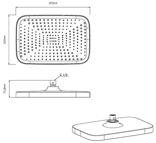 Душевая система Vincea VSFW-321MT1RGM