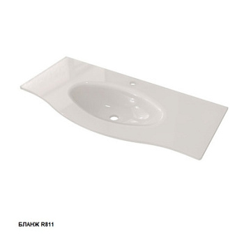 Умывальник Caprigo Nokturn 100 OW15-1314-R811