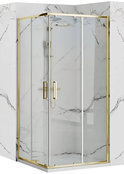 Душевой уголок Rea Punto Gold 90x90 K6440