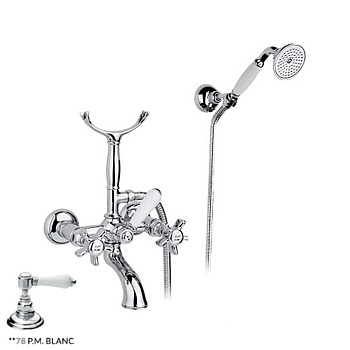 Смеситель для ванны Nicolazzi Petit M. Blanc 1402CR78