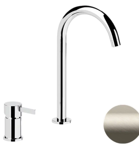 Смеситель для раковины Remer Metrica MC57LXV сталь