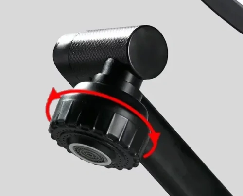 Смеситель для умывальника Rea Paco Black matt B0536