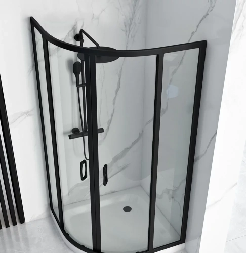 Душевой уголок Rea Look Black 90x90 K7903