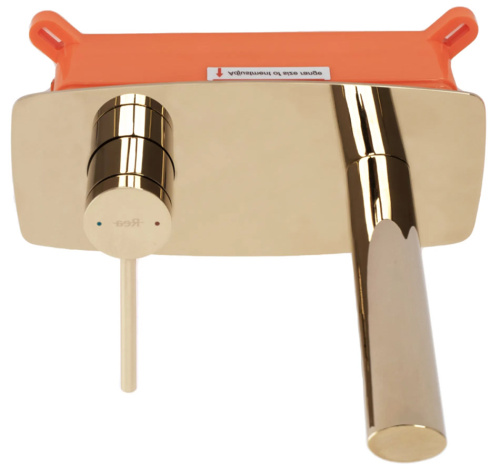 Смеситель для умывальника Rea Oval gold B5125