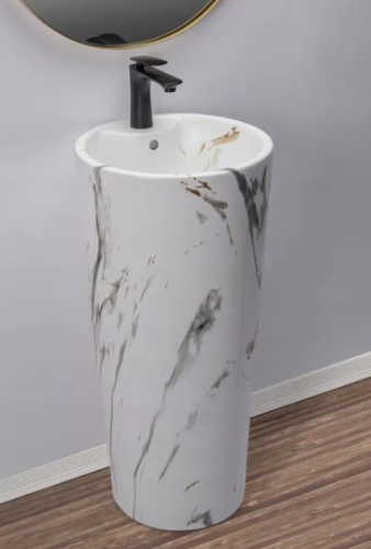 Умывальник Rea Blanka Marble Marmur matt U8704