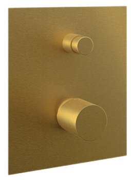 Смеситель для душа Remer Edge EG509BG, золото брашированное