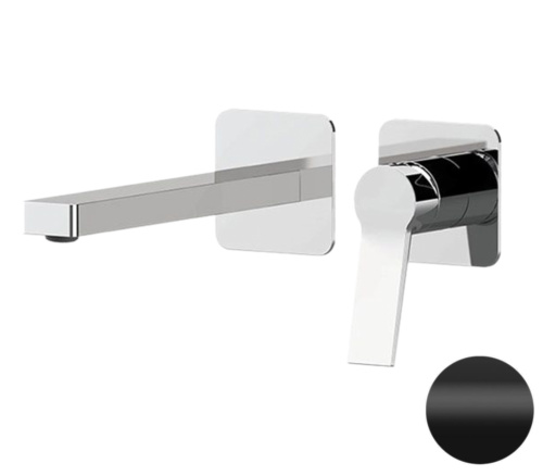 Смеситель для раковины Remer Slash SL15PLNO, черный матовый