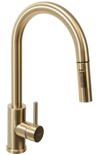 Смеситель для мойки Rea Fresh gold matt B9148