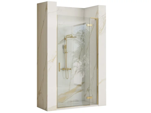 Душевая дверь Rea Hugo Gold brush 90 K8411