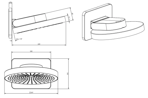 Душевая система Vincea Inspire VSFW-4I211GM