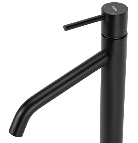 Смеситель для умывальника Rea Level Black matt B2046