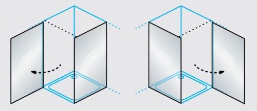 Душевая дверь Kolpa-San Andromeda D 90 silver brill transparent 516520