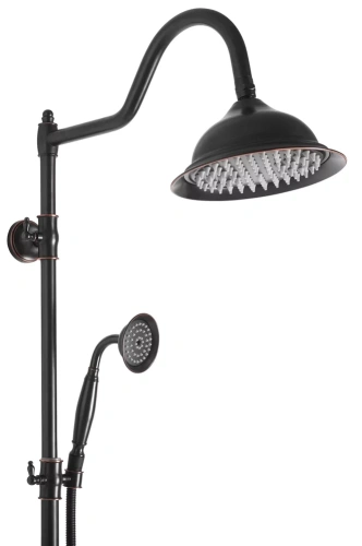 Душевая система Rea Bergamo Black matt P5001