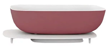 Ванна из искусственного камня Kolpa-San Milo FS 174x75 Red