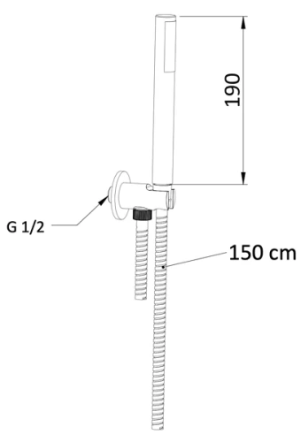 Душевой гарнитур Mariani B00241UM