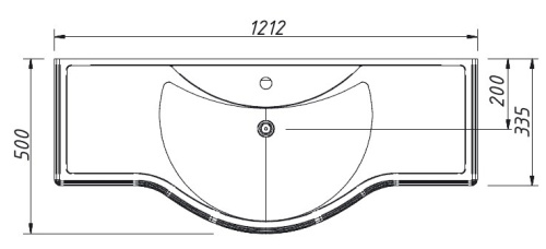 Тумба напольная Caprigo Verona 120 33522-SF024