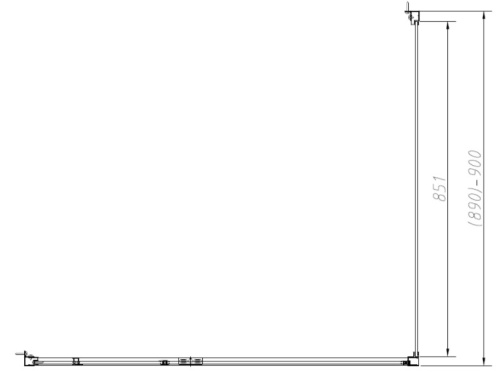 Душевой уголок Vincea Slim-N VSR-4SNP9012CL