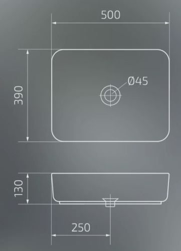 Умывальник Gid Mnc597