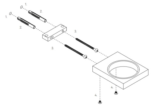 Стакан настенный Decor Walther Contract WMG 0651877