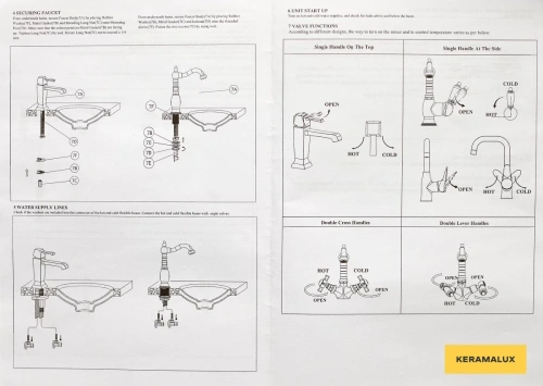 Смеситель для умывальника Caprigo Adria-uno 02-525-VOT