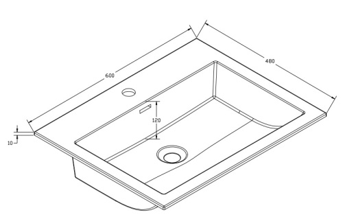 Раковина Vincea VCB-13600B