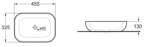 Умывальник Vincea VBS-102MB