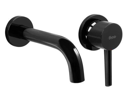 Смеситель для раковины Rea Lungo Black Metallic B4421