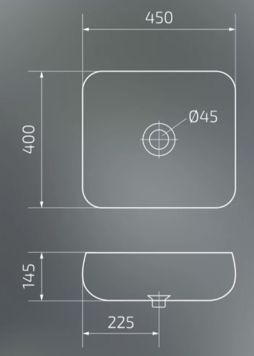 Умывальник Gid Mnc189