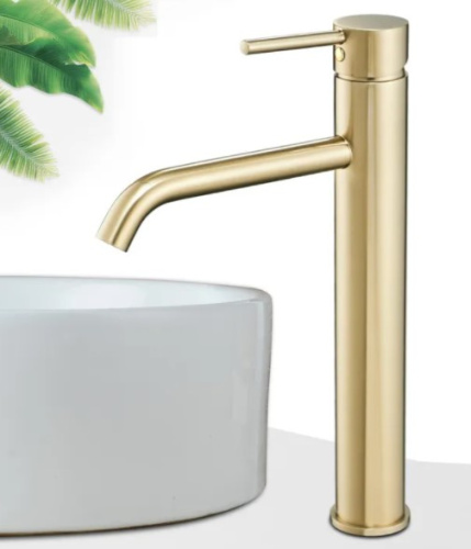 Смеситель для умывальника Rea Lungo Gold B9409