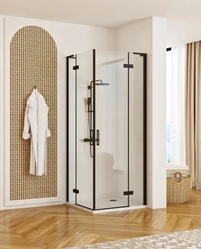 Душевой уголок Rea Hugo Double black 100x100 K6602