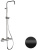 Душевая система Remer Elegance EQ32ASSDNO, черный матовый Душевая система Remer Elegance EQ32ASSDNO, черный матовый