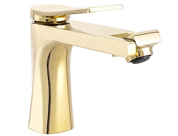 Смеситель для умывальника Rea Soul Gold B9959