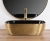 Умывальник Rea Belinda gold brush black U8780