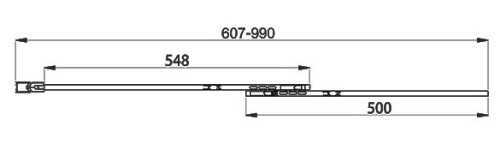 Душевая шторка на ванну Vincea VSB-1E100CG