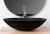 Умывальник Rea Della black matt U0274